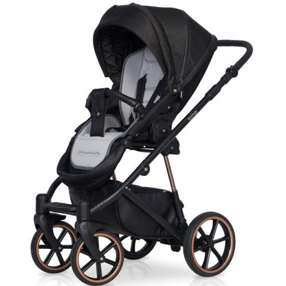 RIKO - Carrinho multifuncional SIDE (KOLORY 01-05) + KITE ISOFIX READY Cooper
