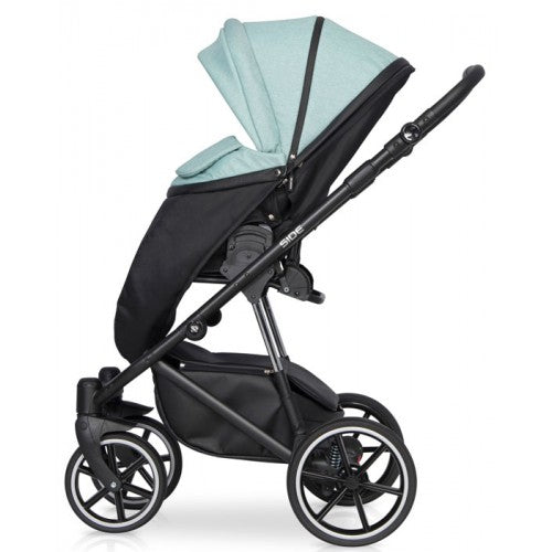 RIKO - Carrinho multifuncional SIDE (KOLORY 01-05) + KITE ISOFIX READY Cooper