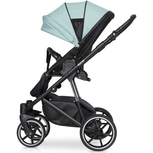 RIKO - Carrinho multifuncional SIDE (KOLORY 01-05) + KITE ISOFIX READY Cooper