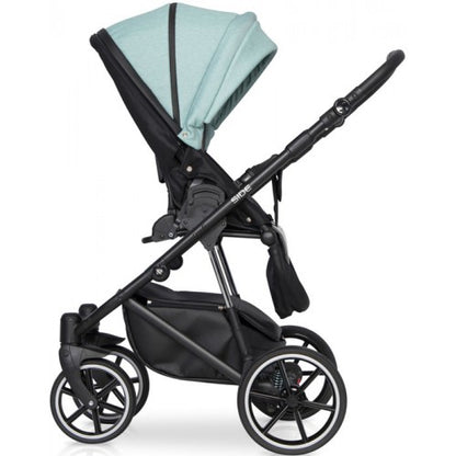 RIKO - Carrinho multifuncional SIDE (KOLORY 01-05) + KITE ISOFIX READY Rose