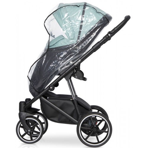 RIKO - Carrinho multifuncional SIDE (KOLORY 01-05) + KITE ISOFIX READY Rose