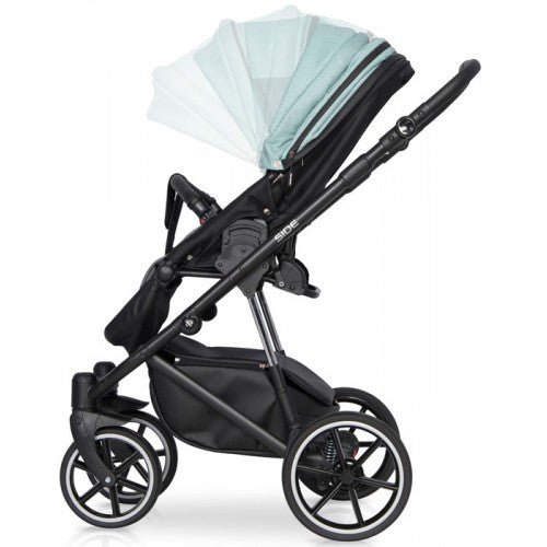 RIKO - Carrinho multifuncional SIDE (KOLORY 01-05) + KITE ISOFIX READY Nugat