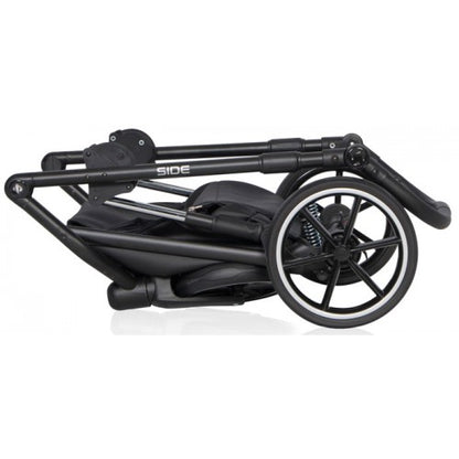 RIKO - Carrinho multifuncional SIDE (KOLORY 01-05) + KITE ISOFIX READY Rose