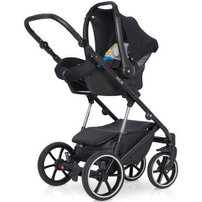 RIKO - Carrinho multifuncional SIDE (KOLORY 01-05) + KITE ISOFIX READY Rose