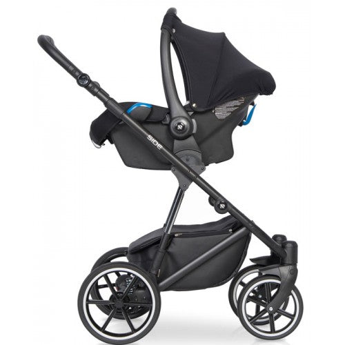 RIKO - Carrinho multifuncional SIDE (KOLORY 01-05) + KITE ISOFIX READY Nugat