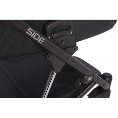 RIKO - Carrinho multifuncional SIDE (KOLORY 01-05) + KITE ISOFIX READY Anthracite