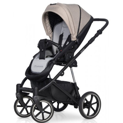 RIKO - Carrinho multifuncional SIDE (KOLORY 01-05) + KITE ISOFIX READY Nugat