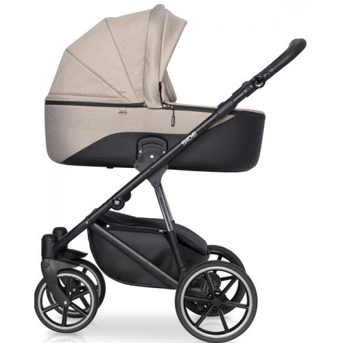 RIKO - Carrinho multifuncional SIDE (KOLORY 01-05) + KITE ISOFIX READY Nugat