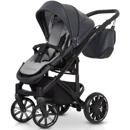 RIKO - Carrinho multifuncional SIGMA + KITE ISOFIX READY Anthracite
