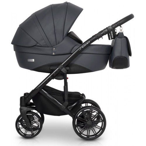 RIKO - Carrinho multifuncional SIGMA + KITE ISOFIX READY Anthracite