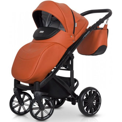 RIKO - Carrinho multifuncional SIGMA + KITE ISOFIX READY Cognac