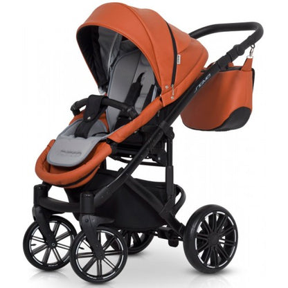 RIKO - Carrinho multifuncional SIGMA + KITE ISOFIX READY Cognac