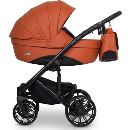 RIKO - Carrinho multifuncional SIGMA + KITE ISOFIX READY Cognac