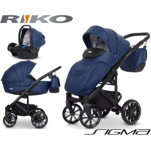 RIKO - Carrinho multifuncional SIGMA + KITE ISOFIX READY Denim