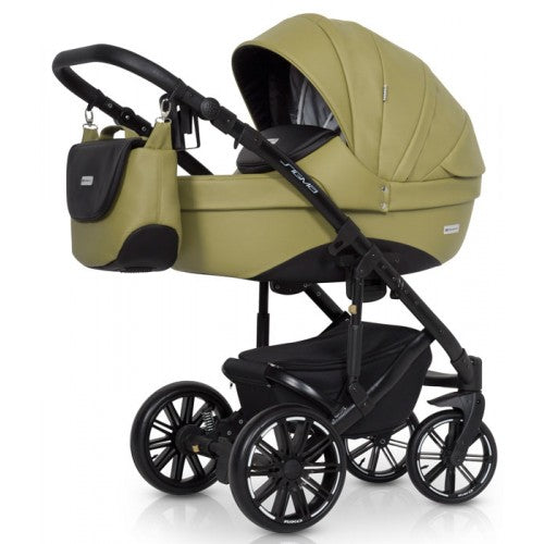 RIKO - Carrinho multifuncional SIGMA + KITE ISOFIX READY Olive