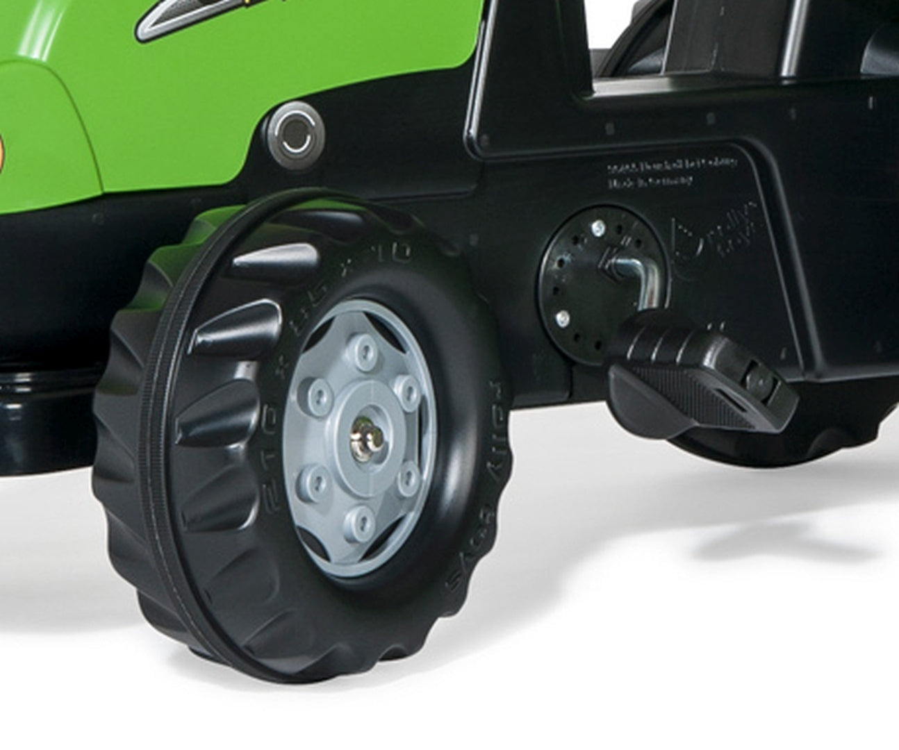 Trator Kart A Pedais Com Reboque Verde Rolly Toys