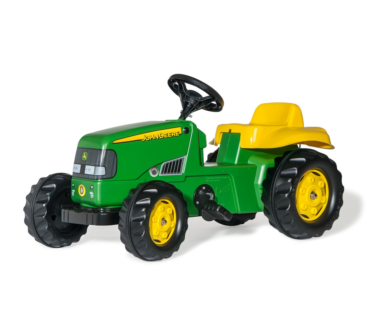 Trator John Deere Kart A Pedais Com Reboque Rolly Toys