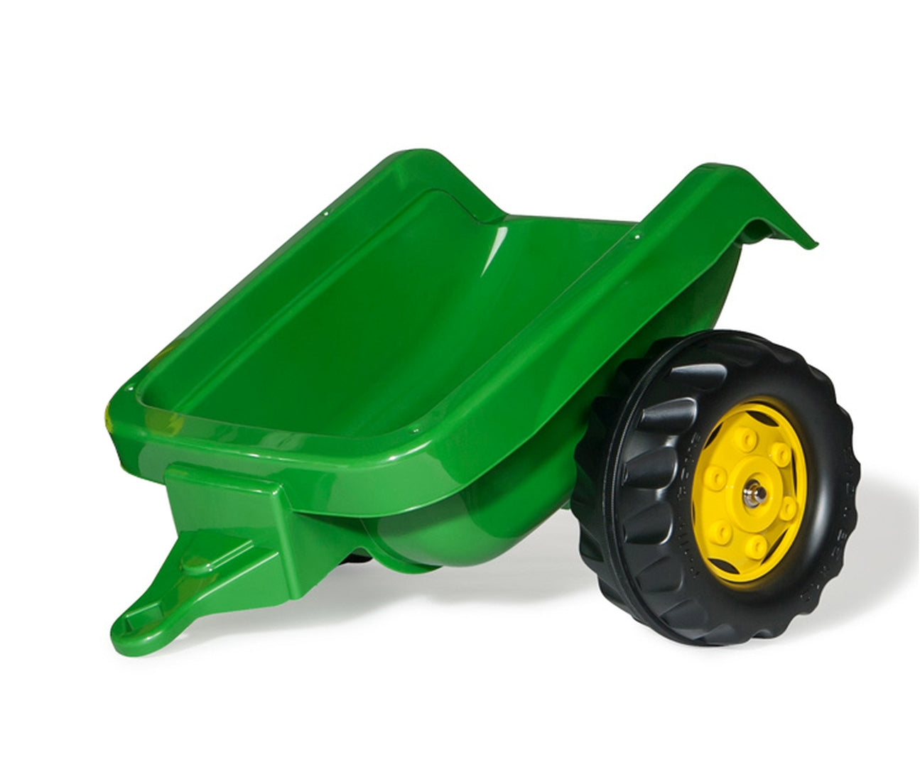 Trator John Deere Kart A Pedais Com Reboque Rolly Toys