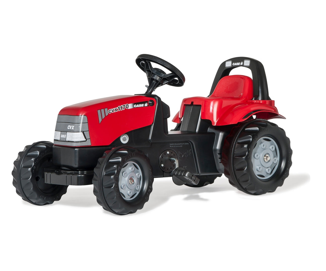 Trator Case 1170 Cvx Kart A Pedais Com Reboque Rolly Toys