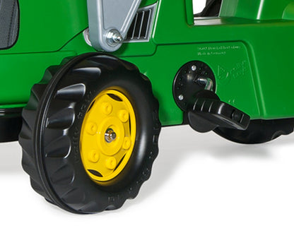 Trator Kart A Pedais John Deere Com Balde E Reboque Rolly Toys