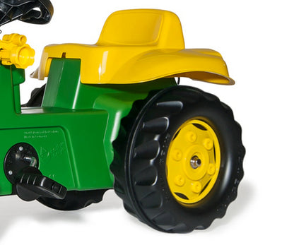 Trator Kart A Pedais John Deere Com Balde E Reboque Rolly Toys
