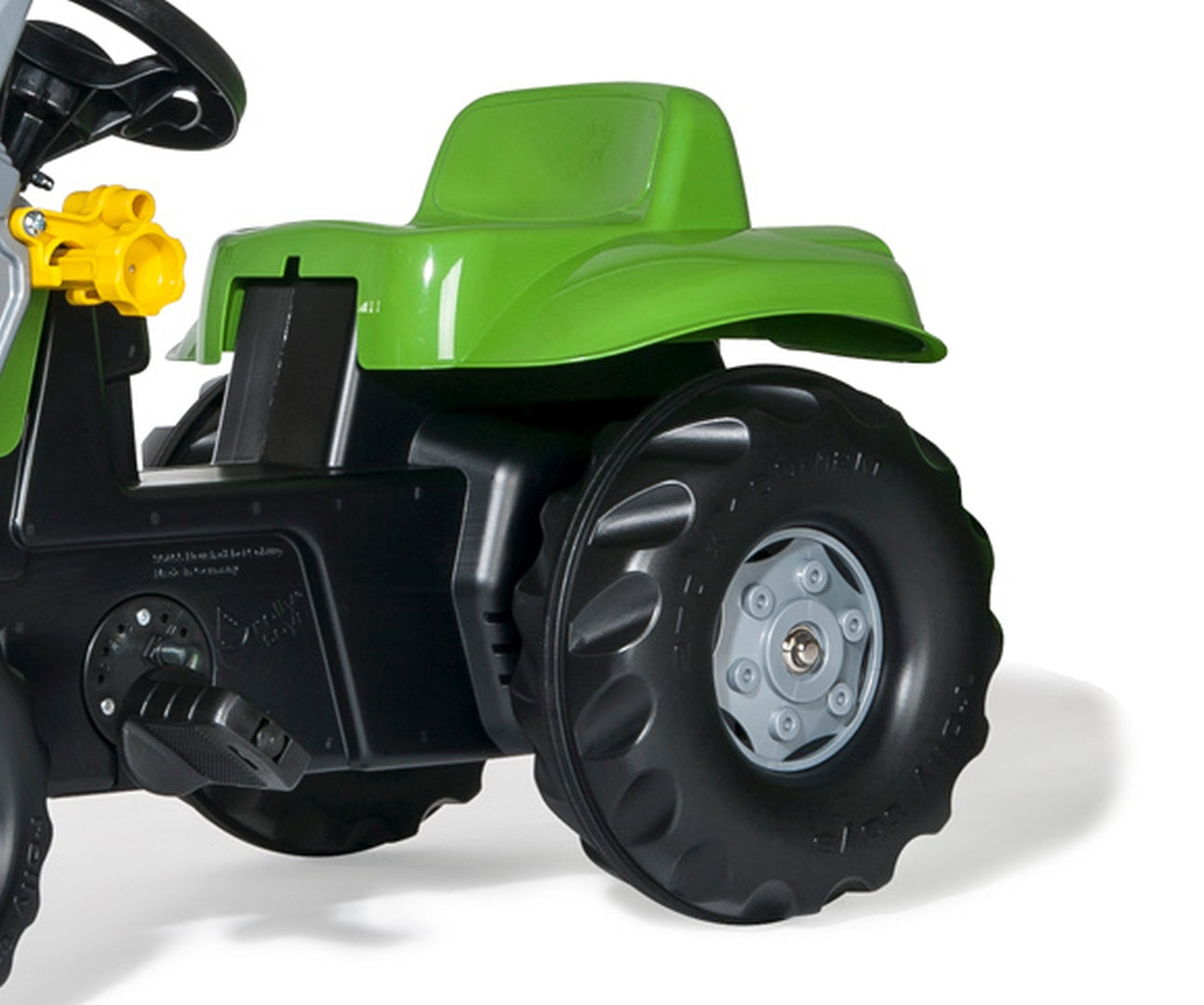 Trator Kart A Pedais X Com Balde E Reboque Verde Rolly Toys