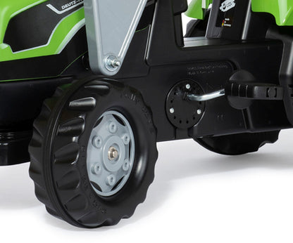 Trator Kart A Pedais Deutz Fahir 5115G Tb Com Balde E Reboque Rolly Toys