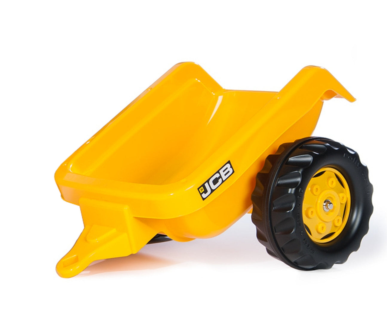 Trator Jcb Kart A Pedais Com Balde E Reboque Rolly Toys