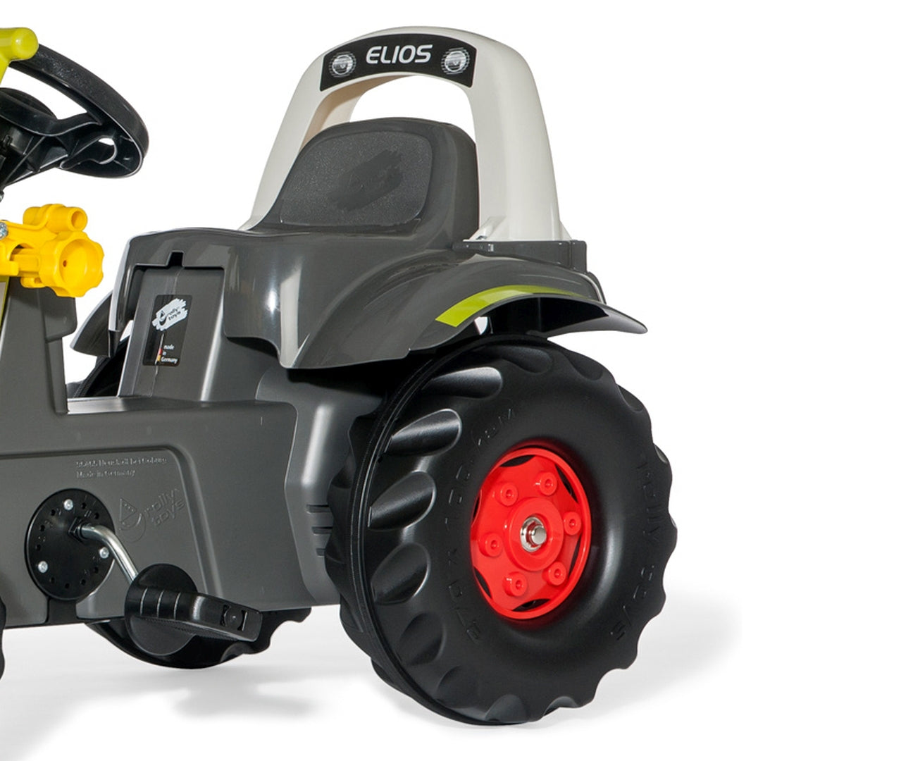 Kart A Pedais Trator Claas Elioz Com Balde Rolly Toys