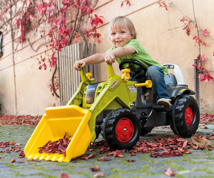 Kart A Pedais Trator Claas Elioz Com Balde Rolly Toys