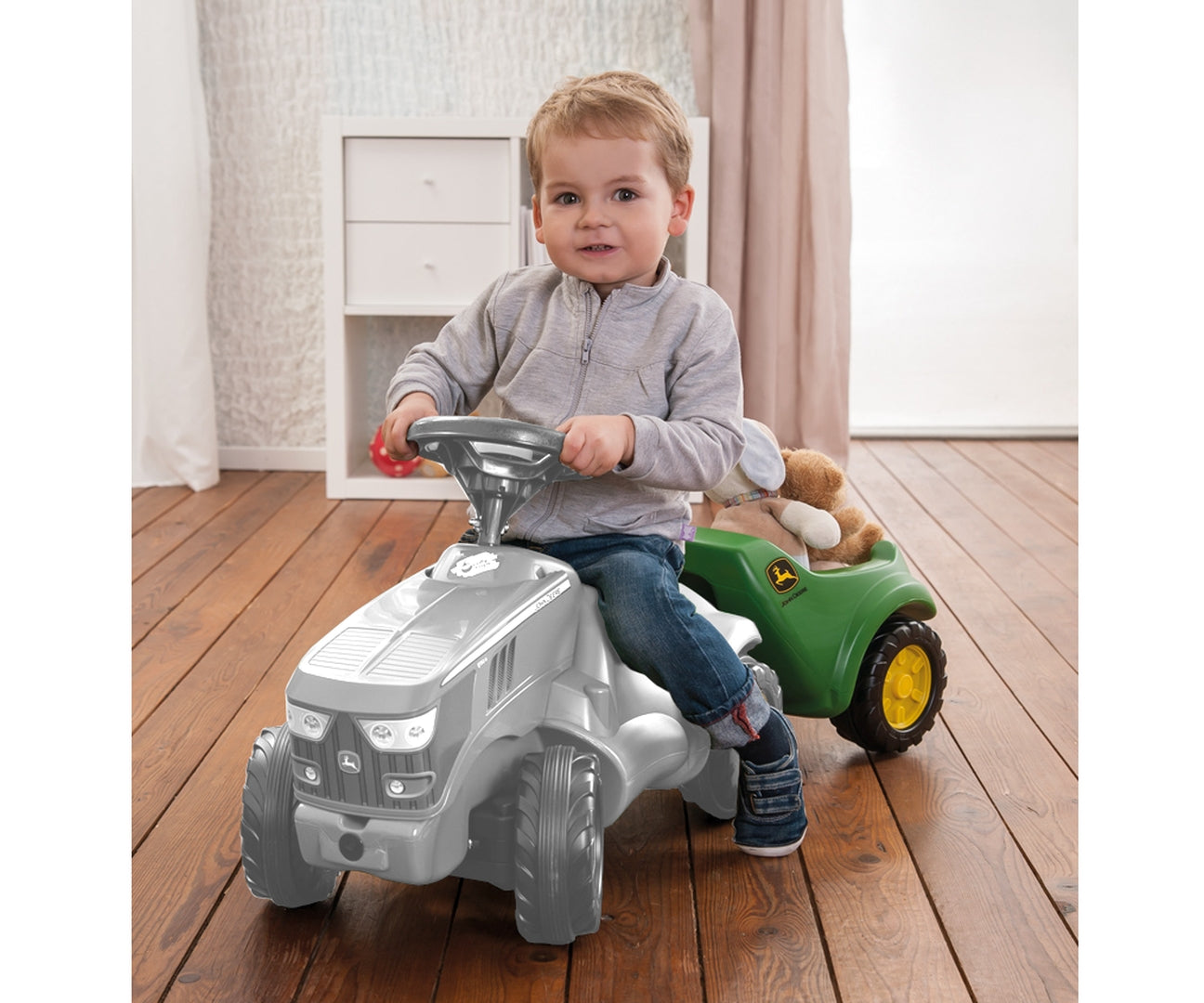 Reboque Para Minitrac John Deere Rolly Toys
