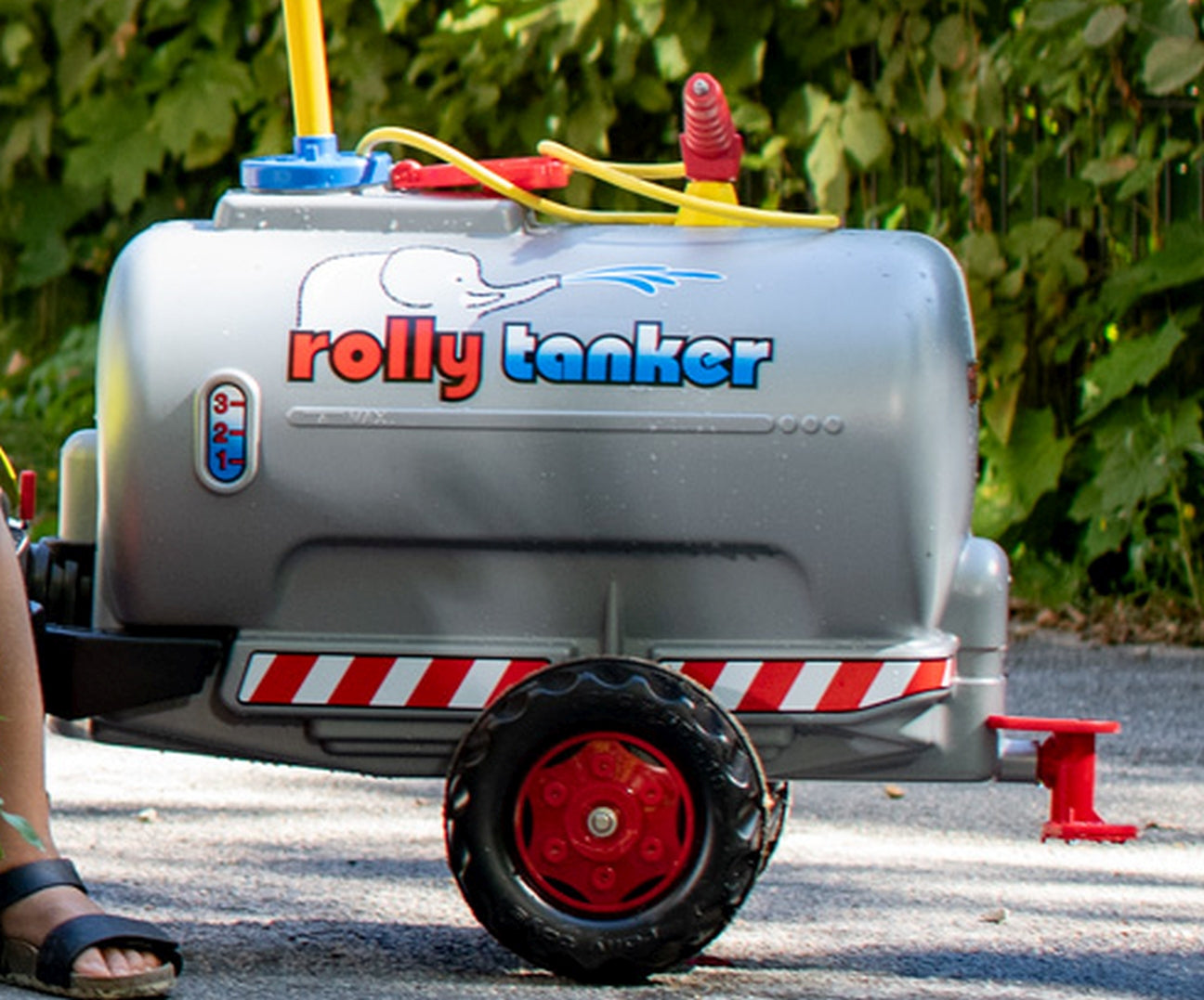 Cisterna Com Bomba E Feno Cinzento 1 Eixo Rolly Toys
