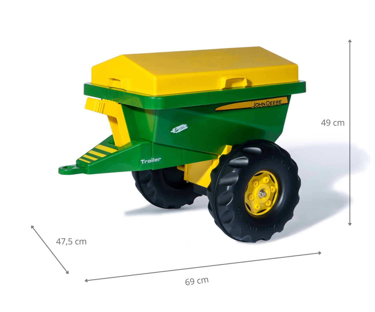 Reboque Streumax Máquina De Jato De Areia John Deere Rolly Toys