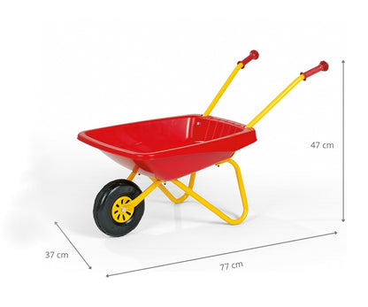 Carrinho De Mão De Plástico Vermelho Rolly Toys