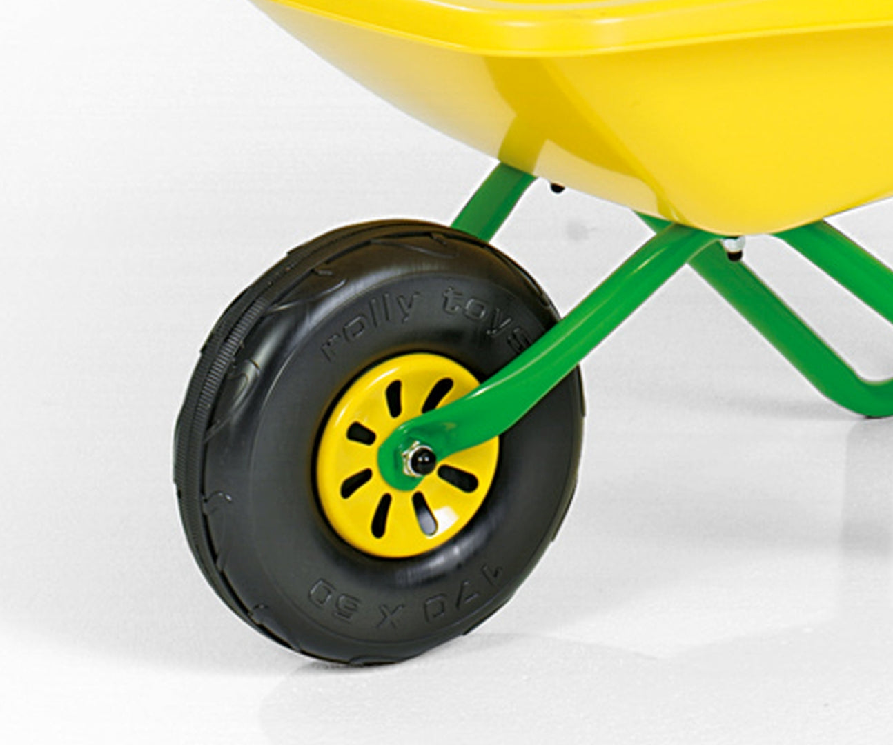 Carrinho De Mão De Plástico Amarelo Rolly Toys
