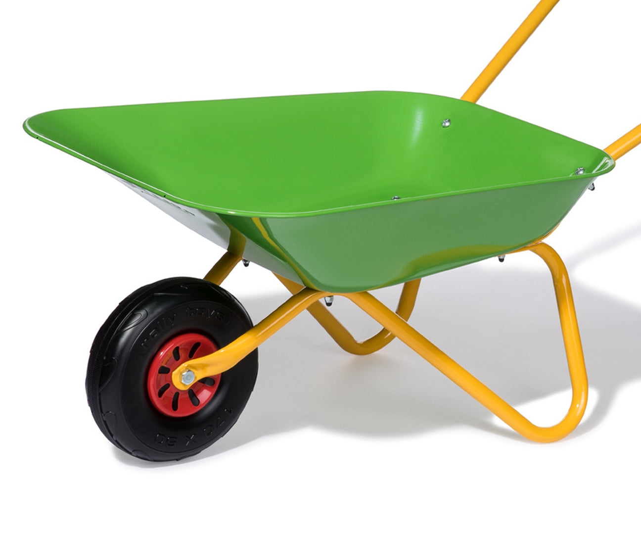 Carrinho De Mão Metálico Verde Rolly Toys