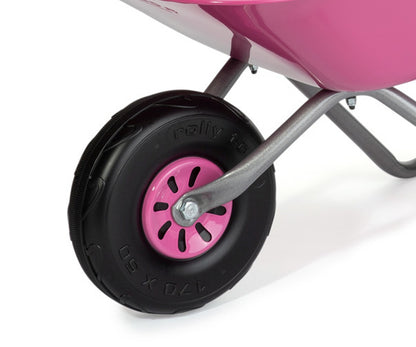 Carrinho De Mão Metálico Cor-De-Rosa Rolly Toys