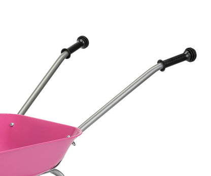 Carrinho De Mão Metálico Cor-De-Rosa Rolly Toys