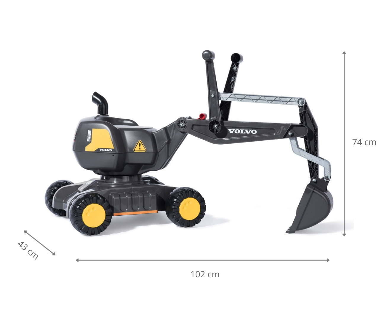 Escavadora Volvo Digger Rolly Toys