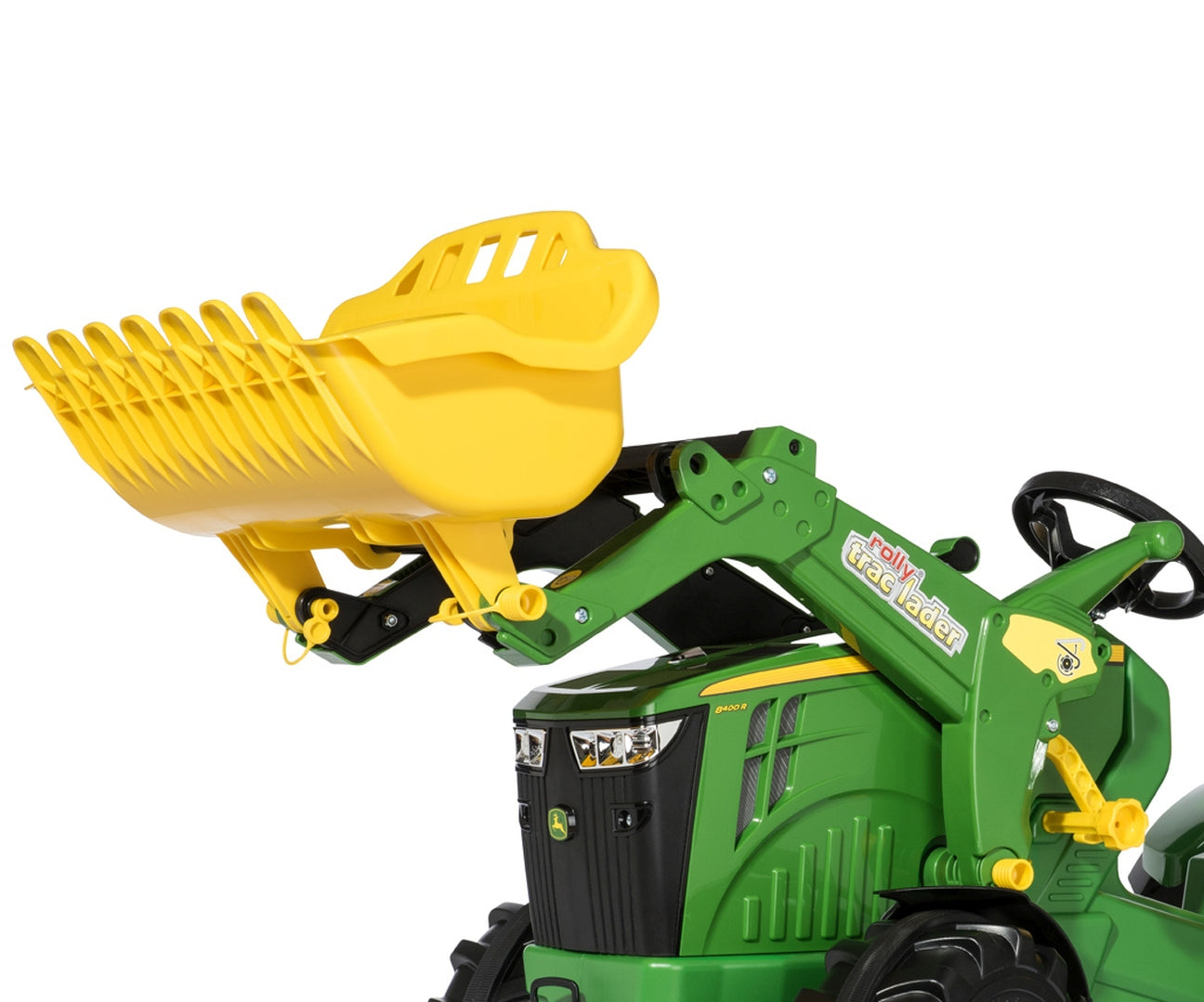 Trator X Track Premium John Deere 8400R Com Balde Rolly Toys