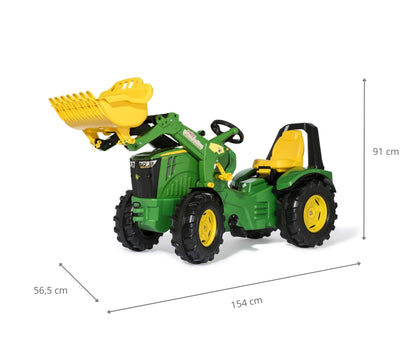 Trator X Track Premium John Deere 8400R Com Balde Rolly Toys