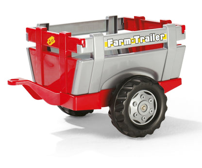 Trator Junior Rt Com Reboque Vermelho Rolly Toys
