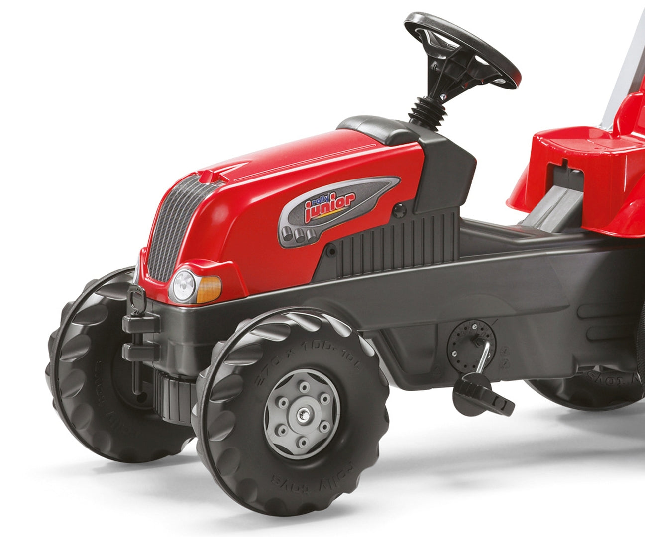 Trator Junior Rt Com Reboque Vermelho Rolly Toys