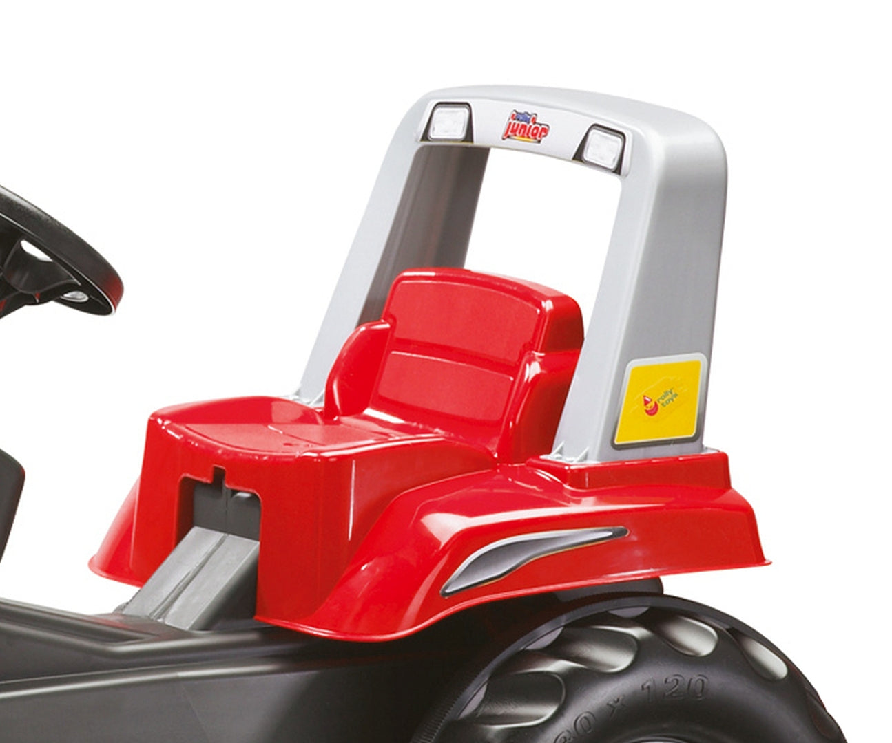Trator Junior Rt Com Reboque Vermelho Rolly Toys