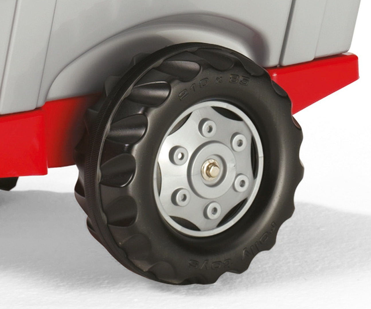 Trator Junior Rt Com Reboque Vermelho Rolly Toys