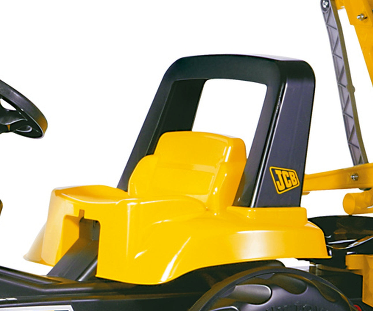 Jcb Junior Trator Com Balde E Reboque Rolly Toys