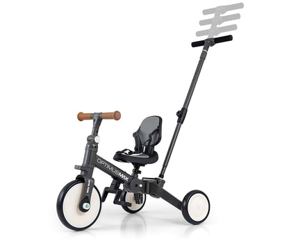 Bicicleta 5In1 Optimus Max Cinzento Escuro Qplay