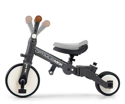 Bicicleta 5In1 Optimus Max Cinzento Escuro Qplay