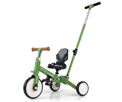 Bicicleta 5 Em 1 Optimus Max Verde Milly Mally