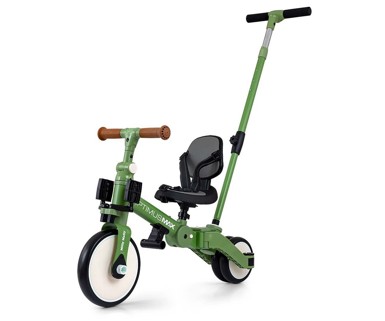 Bicicleta 5 Em 1 Optimus Max Verde Milly Mally